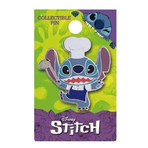 Disney Lilo and Stitch Collectible Enamel Pin Experiment 626 Cooking Chef